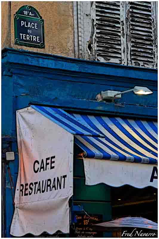 Cafe restaurant place du tertre