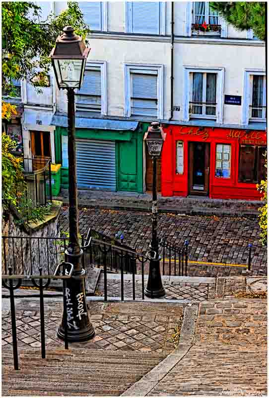 Escalier Montmartre